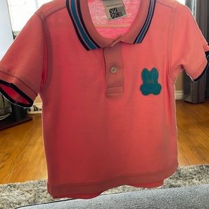 Psycho Bunny polo size  2T Boy. Light pink.